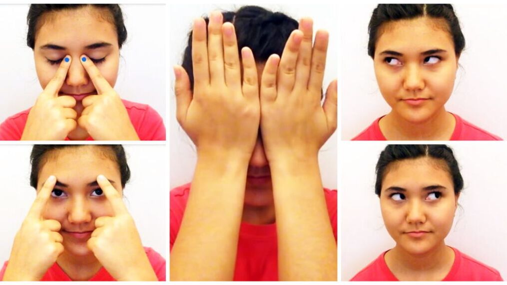 Exercicios oculares para recuperar a visión